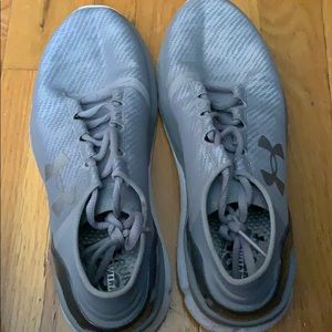 Gray Under Armour Running Sneakers